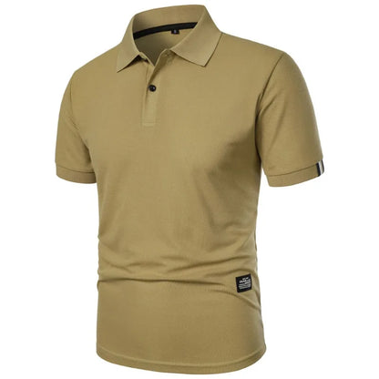 New Solid Color Polo Shirt
