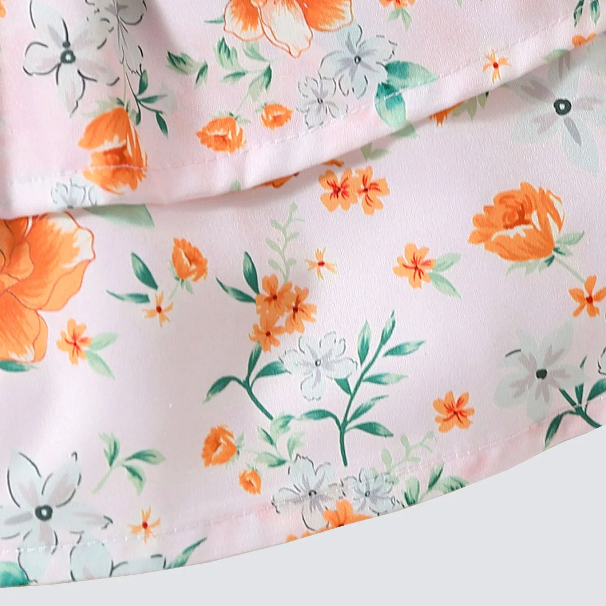 Newborn Butterfly Sleeve Cute Yellow Floral Princess Formal Dresses