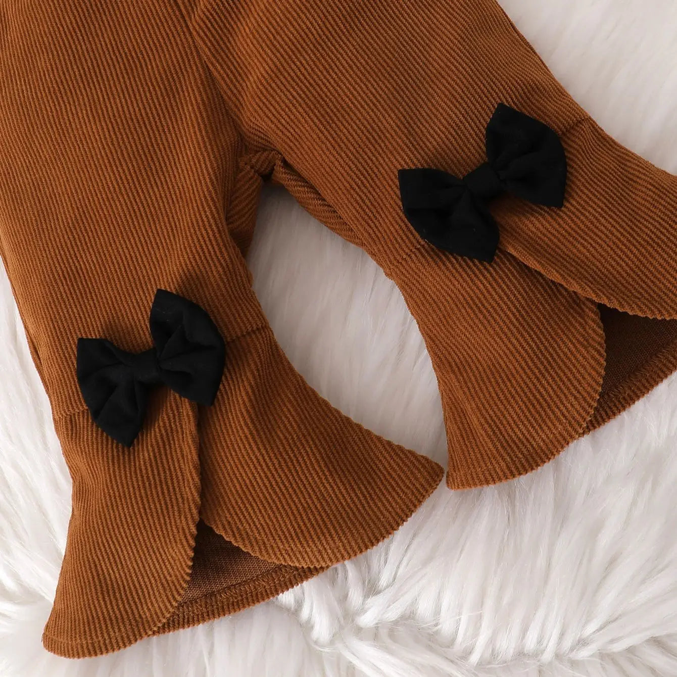 Newborn baby girls brown long-sleeved cardigan lapel jacket