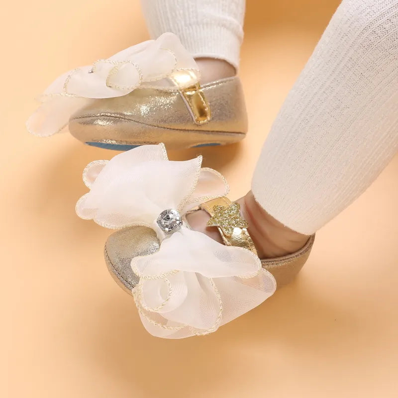 Non-slip Pink Newborn Baby Shoes