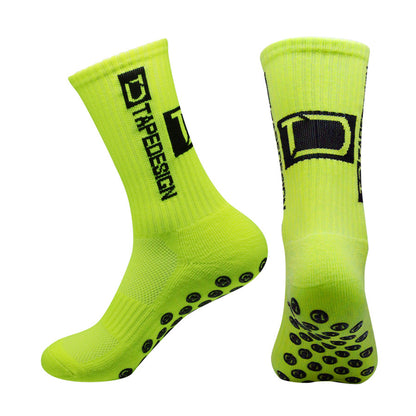 Mid-Calf Anti-Slip Sports Socks for Men