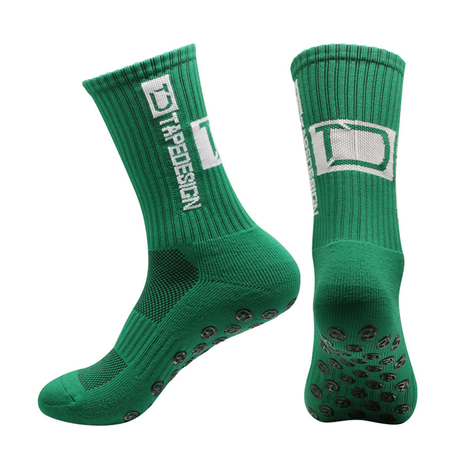 Mid-Calf Anti-Slip Sports Socks for Men