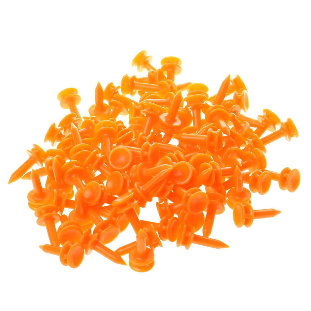 Castle Orange Golf Tees
