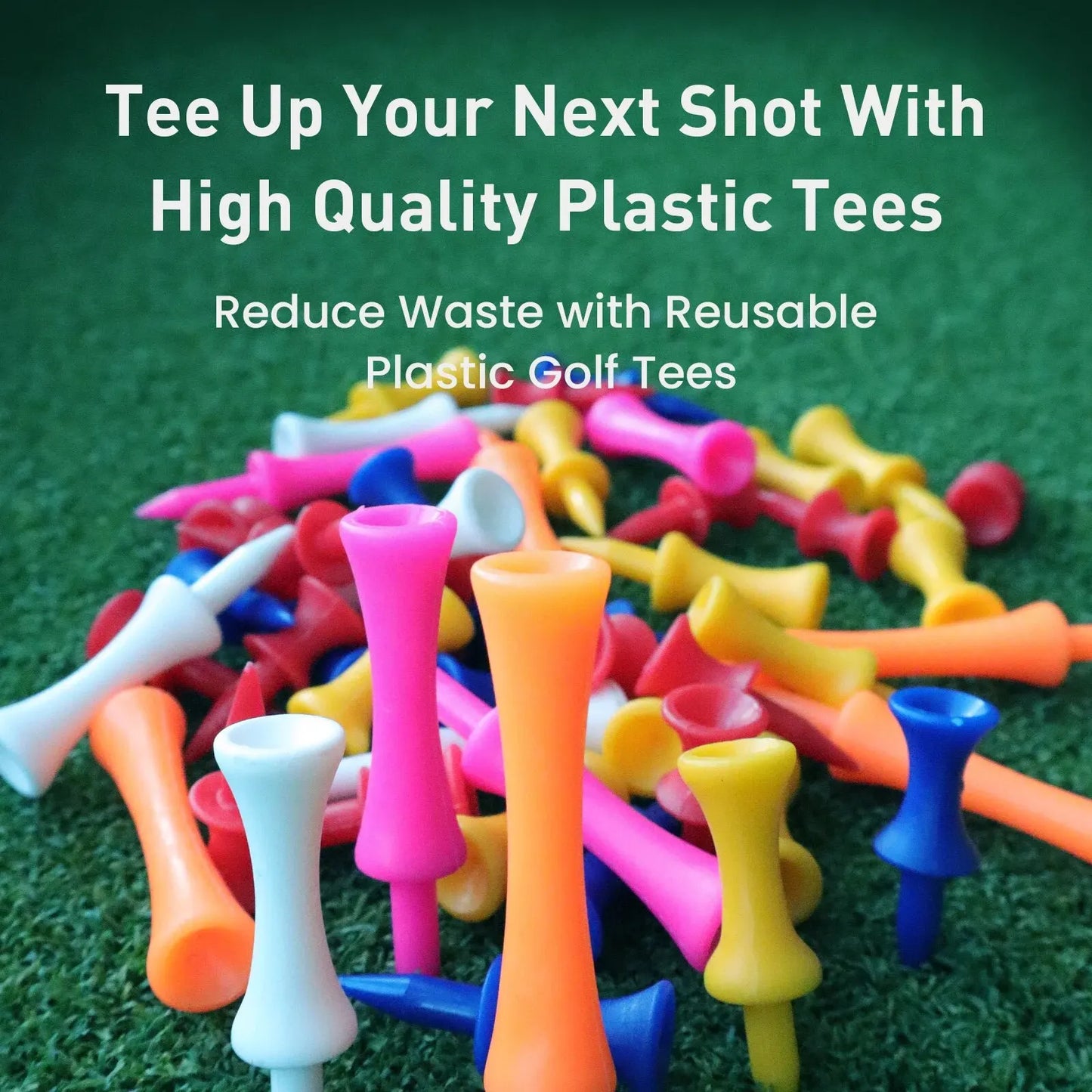 Castle Orange Professional Golf Tees
