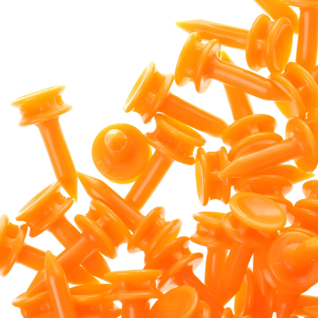 Castle Orange Golf Tees
