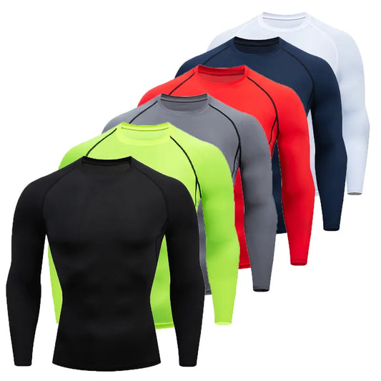 Outdoor Long Sleeve Workout T-Shirt for Men