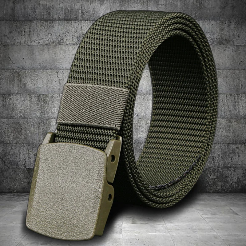 Outdoor Plastic Buckle Belt for Men & Women