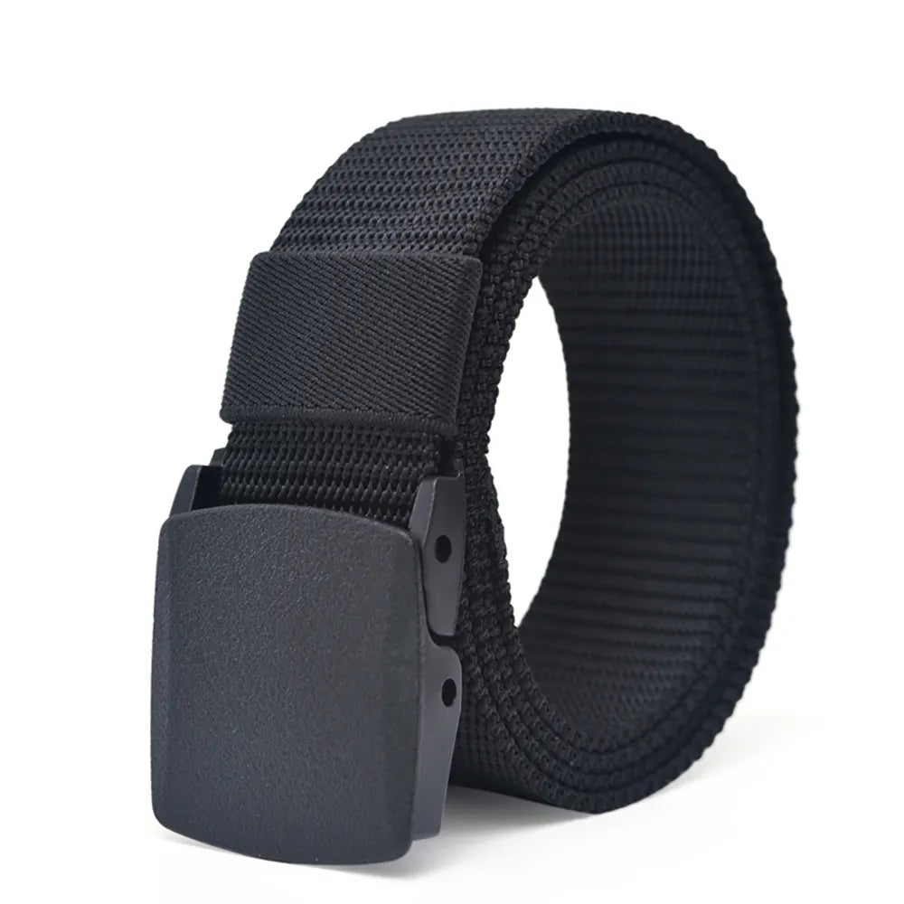 Outdoor Plastic Buckle Belt for Men & Women