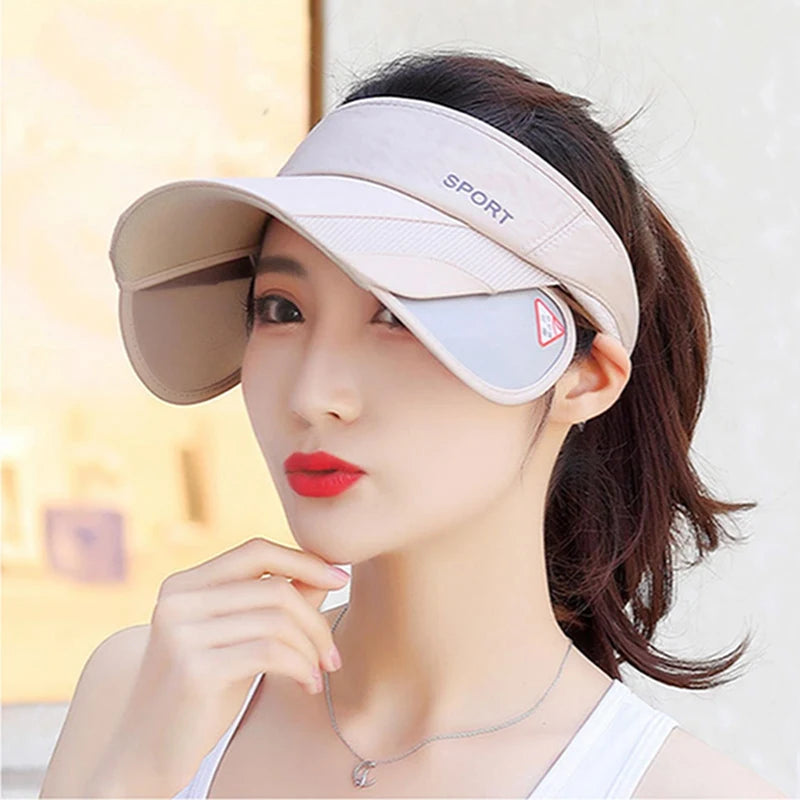 Adjustable Outdoor Tennis Visor Caps for Women & Men