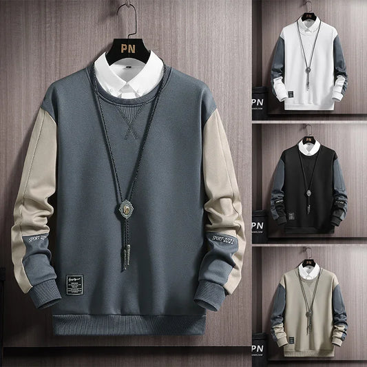 Oversized Long Sleeve Sweatshirts for Men- Casual & Fashionable
