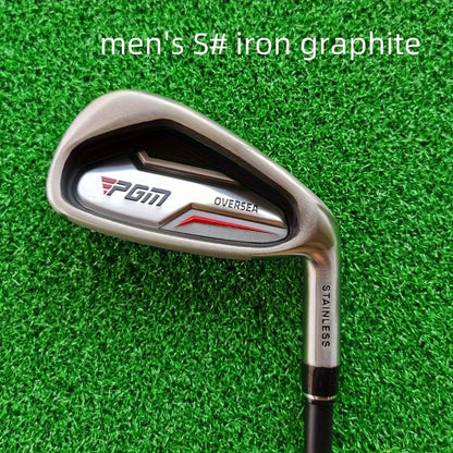 PGM 3-12 Age Children Glof Club No.7 Iron Club Carbon Steel Rod Zinc Alloy Head Kids Beginner Swing Training golf irons JRTIG004
