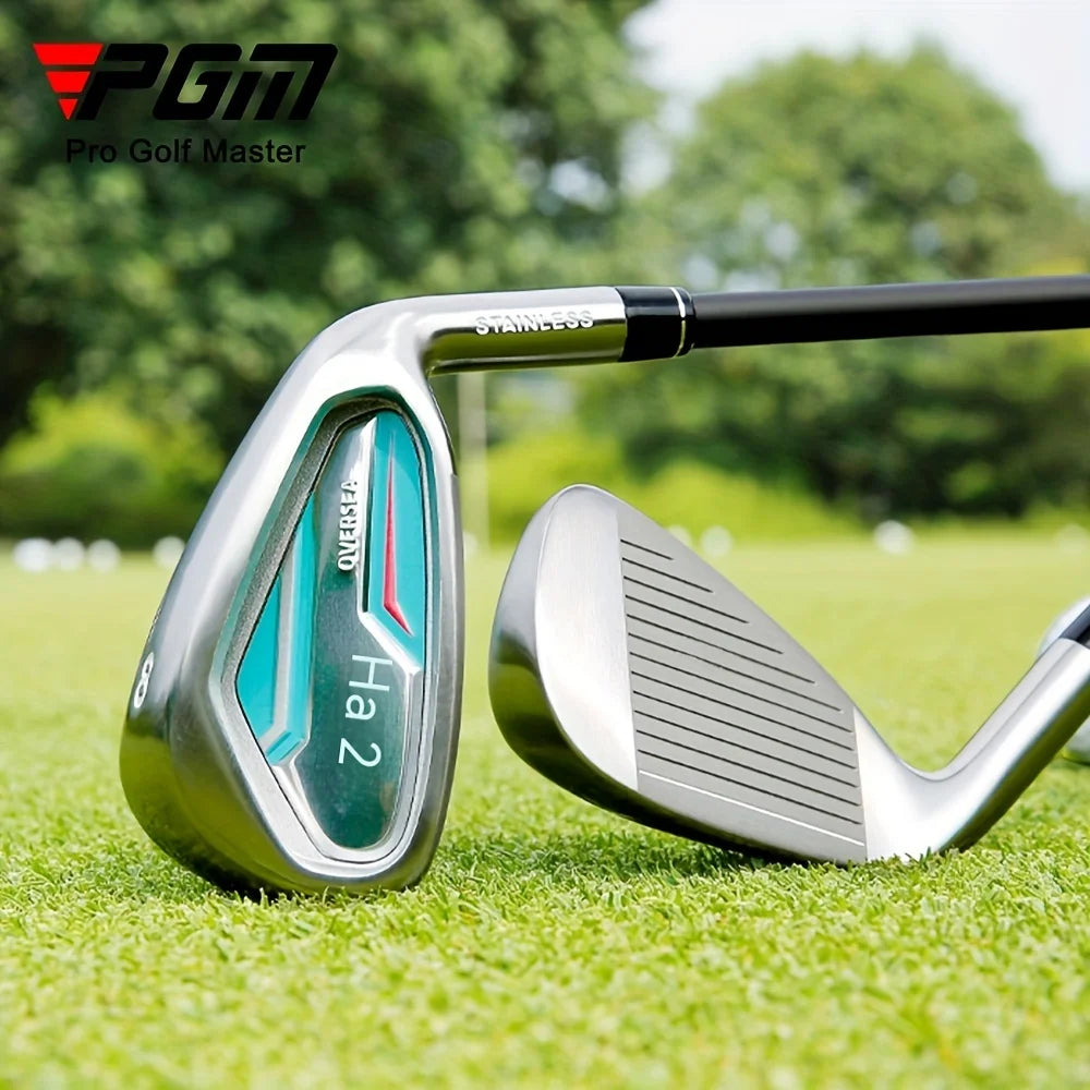 PGM 3-12 Age Children Glof Club No.7 Iron Club Carbon Steel Rod Zinc Alloy Head Kids Beginner Swing Training golf irons JRTIG004