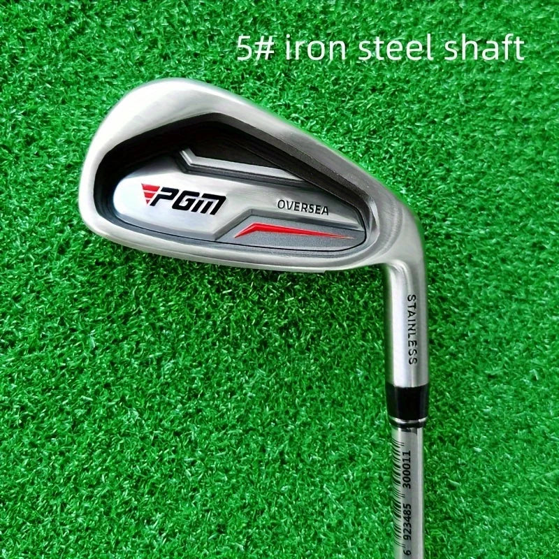 PGM 3-12 Age Children Glof Club No.7 Iron Club Carbon Steel Rod Zinc Alloy Head Kids Beginner Swing Training golf irons JRTIG004