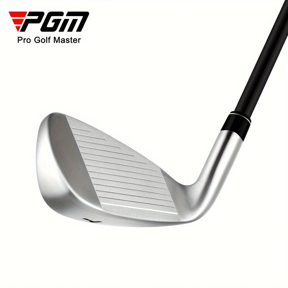 PGM 3-12 Age Children Glof Club No.7 Iron Club Carbon Steel Rod Zinc Alloy Head Kids Beginner Swing Training golf irons JRTIG004