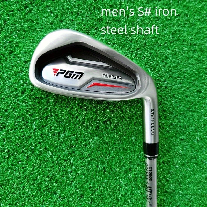 PGM 3-12 Age Children Glof Club No.7 Iron Club Carbon Steel Rod Zinc Alloy Head Kids Beginner Swing Training golf irons JRTIG004