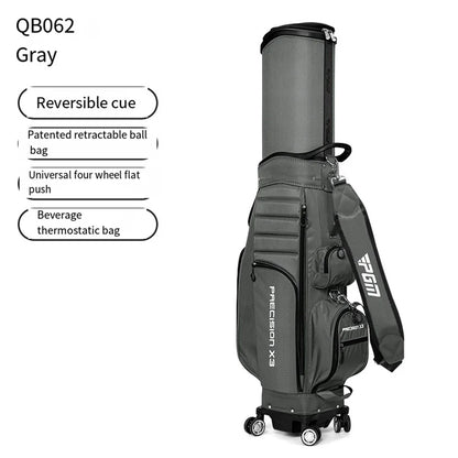 4463829454PGM QB062: Universal 4-Wheel Golf Bag with Telescopic Handle
0465