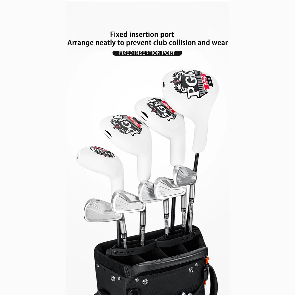 PGM Ultra-Lightweight Backpack Golf Bag: Waterproof & Portable
