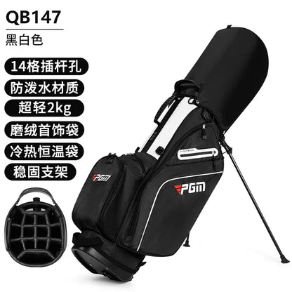PGM Golf Bags Men Women 14 Insertion Lightweight Portable Shoulder Strap Bracket Bag QB147

