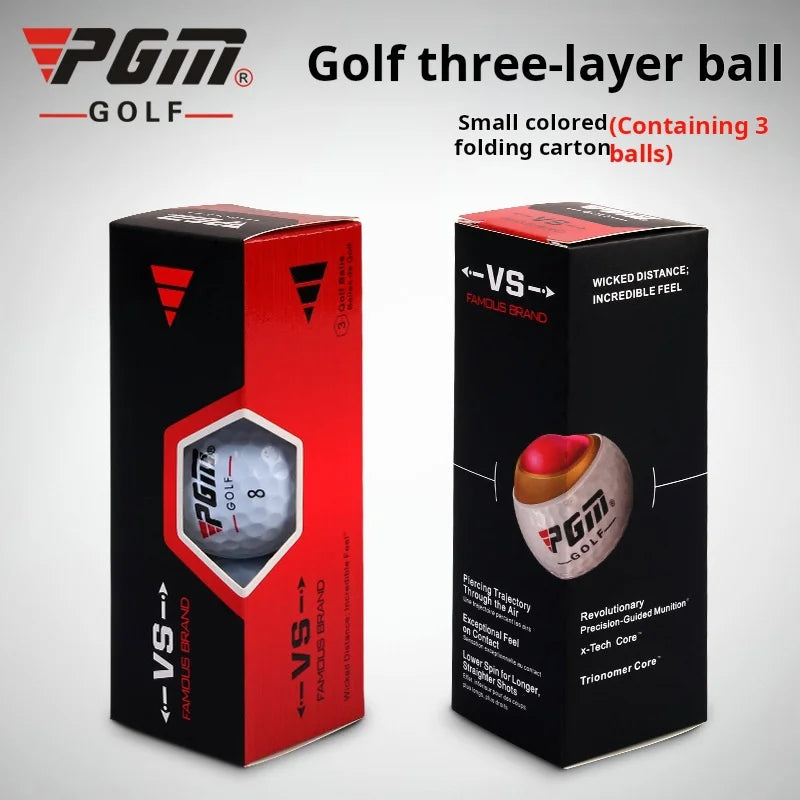PGM Three-Layer Golf Balls Gift Box Set
