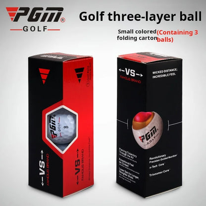 PGM Three-Layer Golf Balls Gift Box Set
