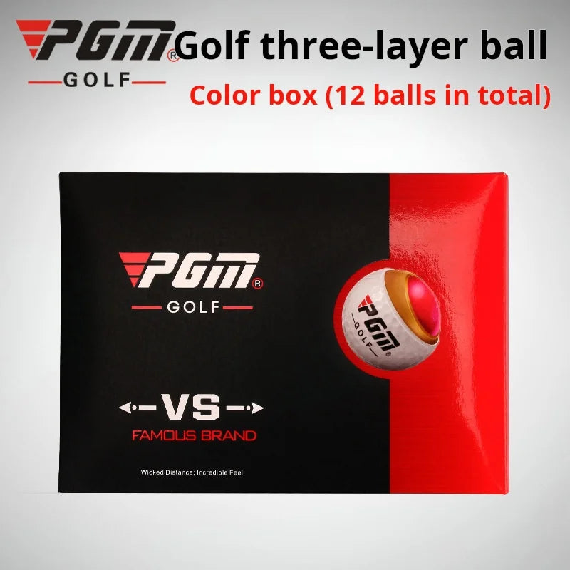 PGM Three-Layer Golf Balls Gift Box Set
