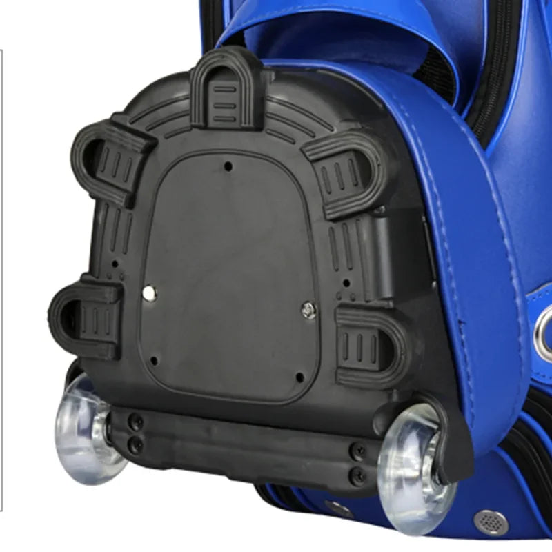 PGM High-Capacity Golf Ball Bag with Wheels
