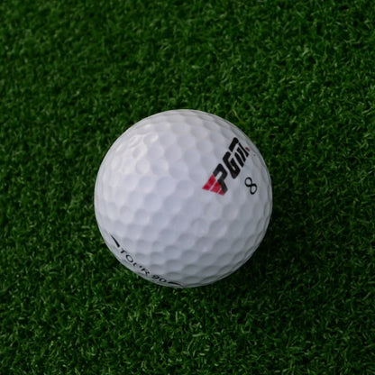PGM Three-Layer White Golf Ball with Logo
