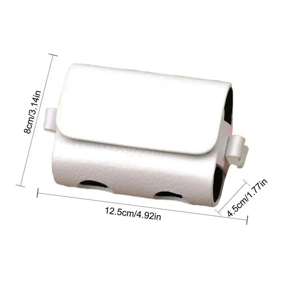 Mini PU Leather Golf Ball Bag with Belt