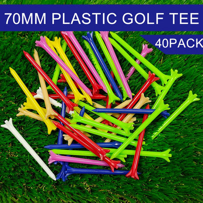 40-Pack Golf Tee Set - Golf Tees
