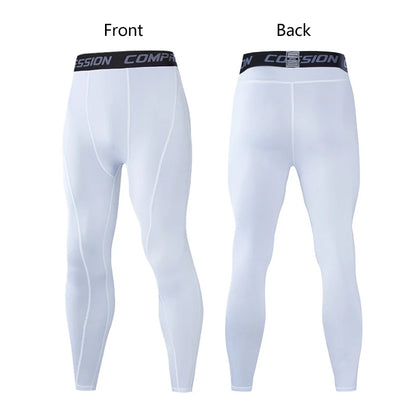 Elastic Compression Pants for Men's