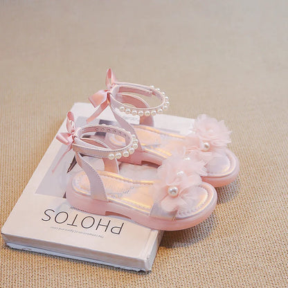 
Pearl Flower Fashion Princess Casual Shoes
