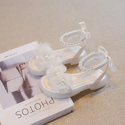 
Pearl Flower Fashion Princess Casual Shoes

