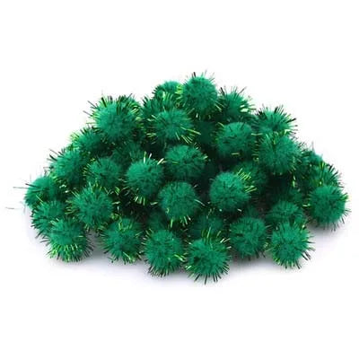Pet Colorful Handmade Soft Fluffy PomPoms Toys