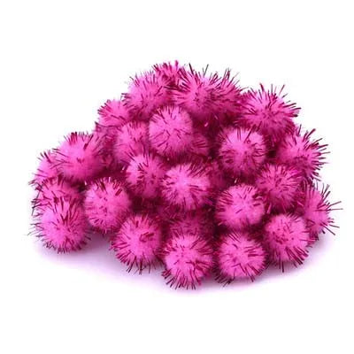 Pet Colorful Handmade Soft Fluffy Pom Poms Toy