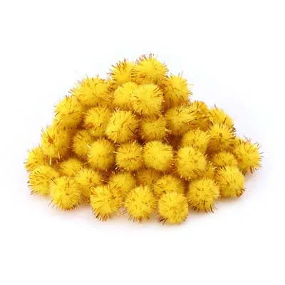 Pet Colorful Handmade Soft Fluffy Pom Poms Toy