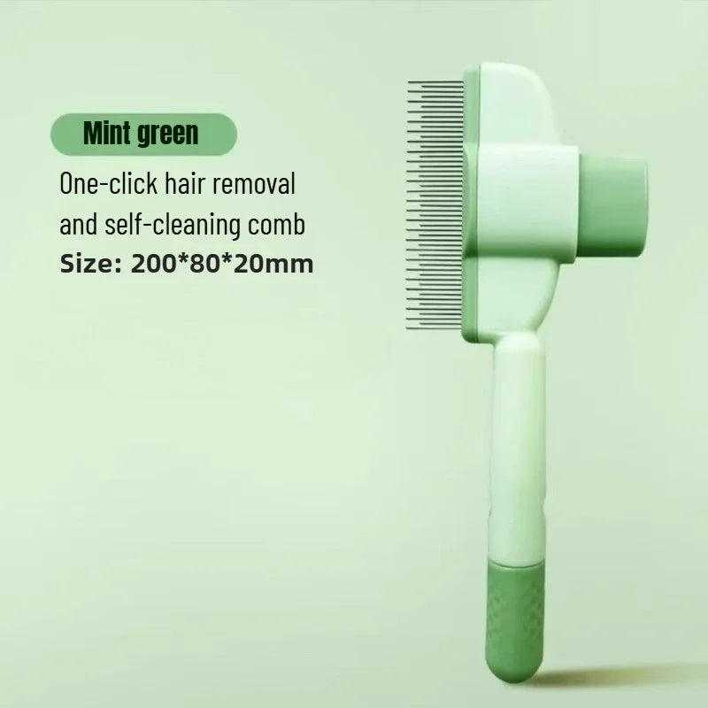 Pet Hair Removal Grooming Brush - Dog Deshedding Tool