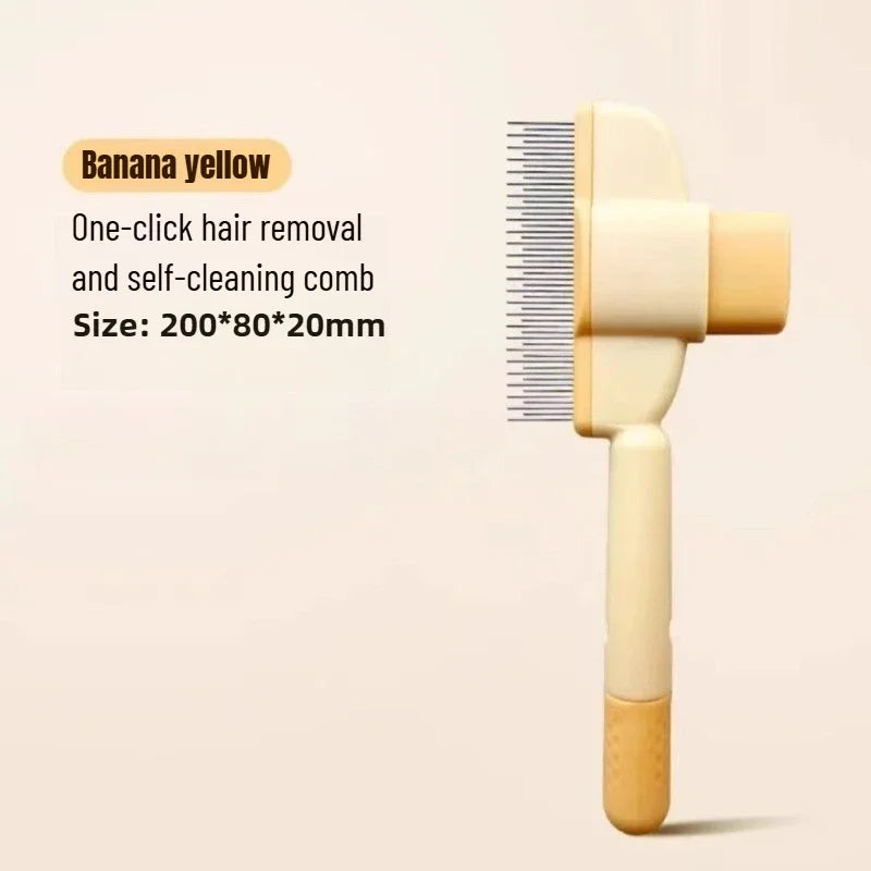 Pet Hair Removal Grooming Brush - Dog Deshedding Tool