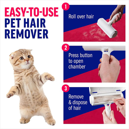 Pet Hair Remover Roller - Efficient Animal Hair Cleaning Tool