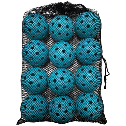 Pickleball Balls Indoor - Hollow Plastic Ball With Bag