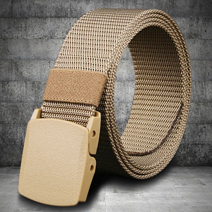 Outdoor Plastic Buckle Belt for Men & Women