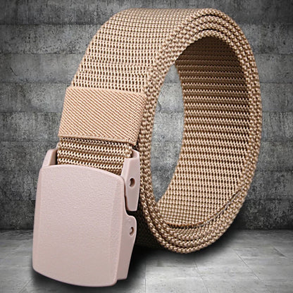 Outdoor Plastic Buckle Belt for Men & Women
