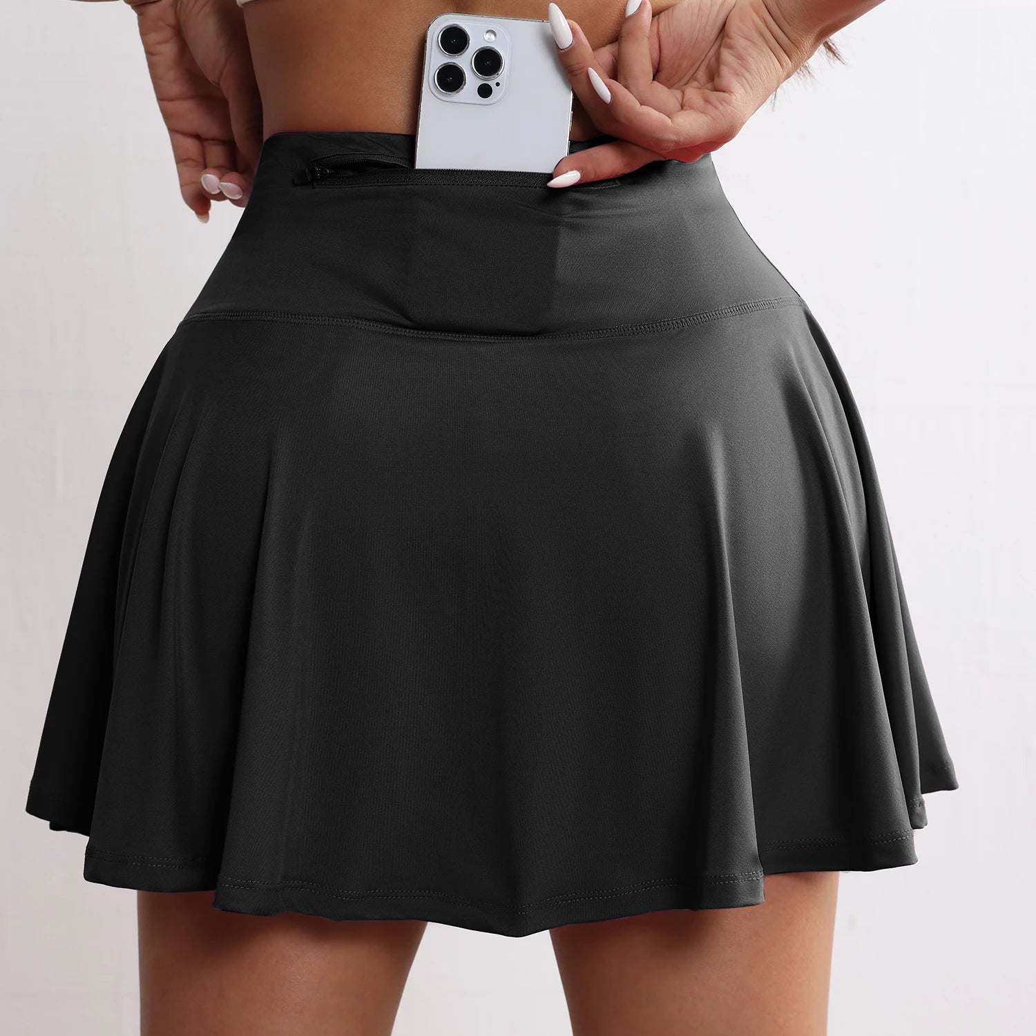 CHRLEISURE Pleated Tennis Golf Skorts
