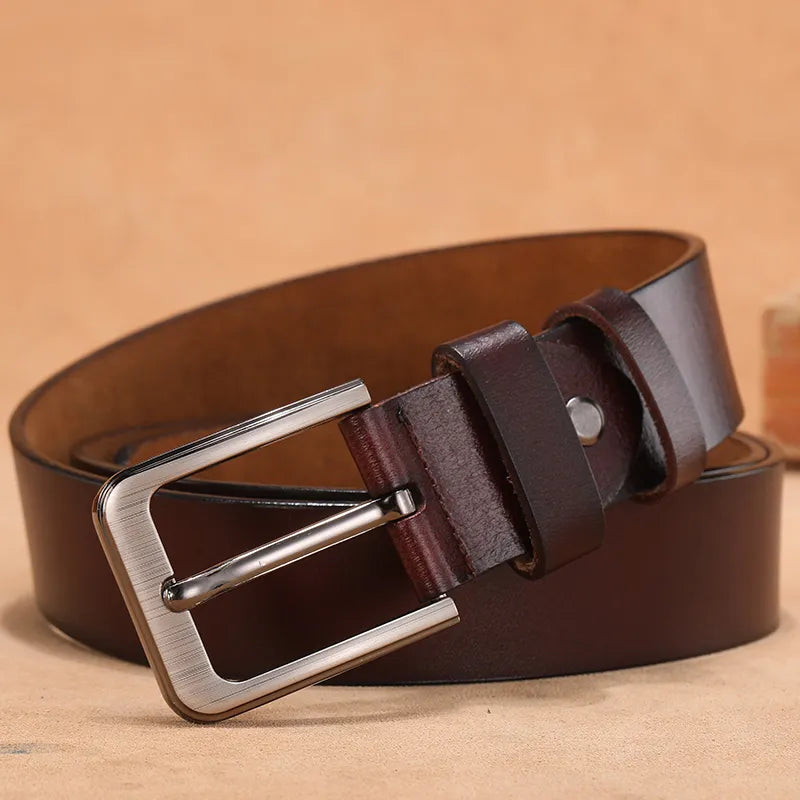 High-Quality Plus Size Leather Belt for Men