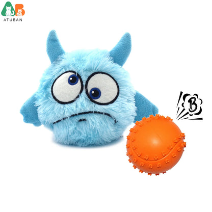 Plush Squeaky Dog Chew ball Toys