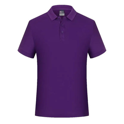 Blank White Men Polo T Shirt Short Sleeve Casual Collar Shirts
