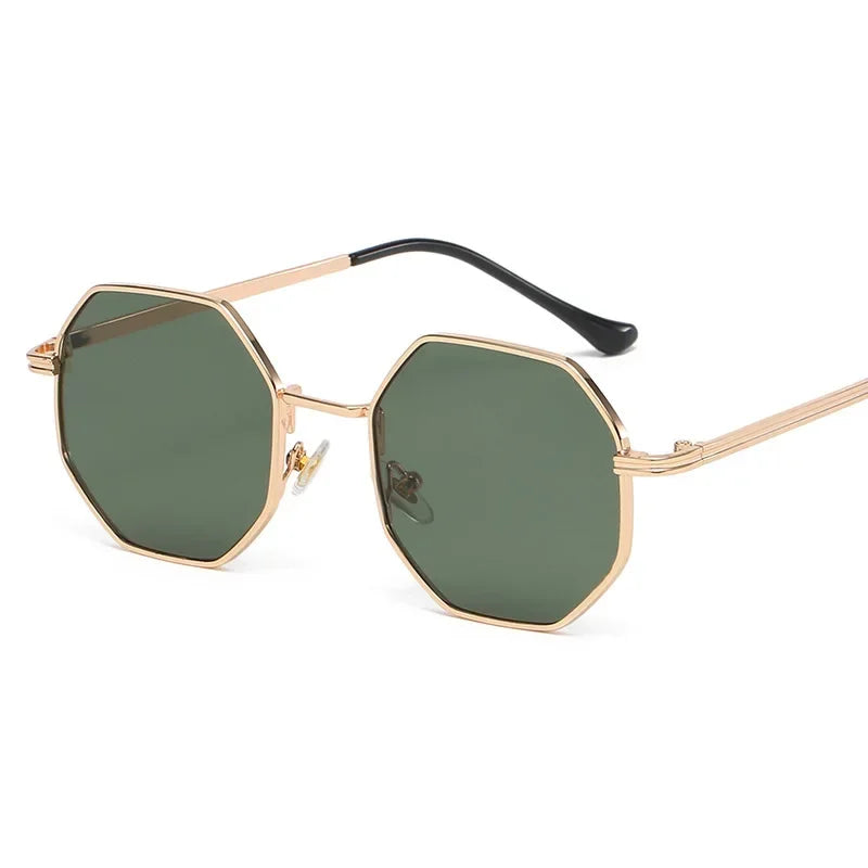 Polygon Metal Square Sunglasses
