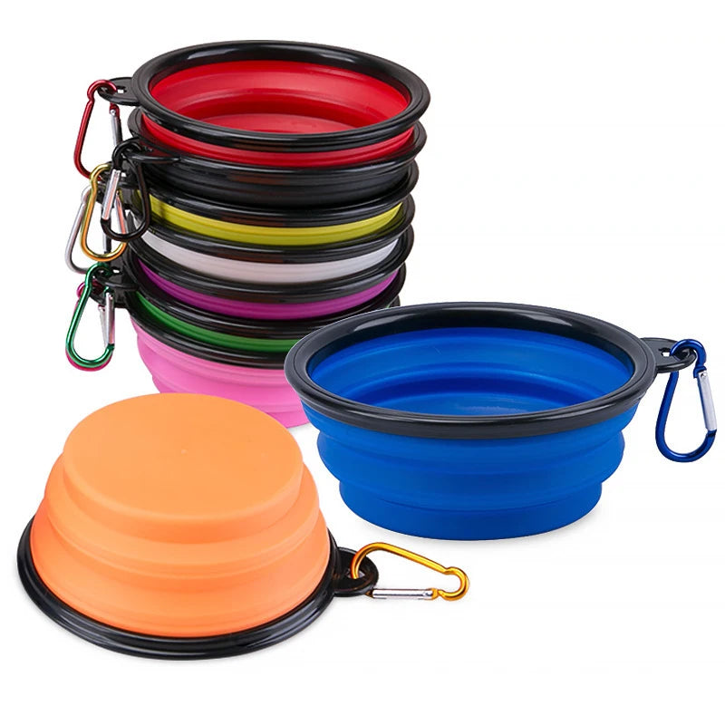 Portable Collapsible Pet Feeding Bowl