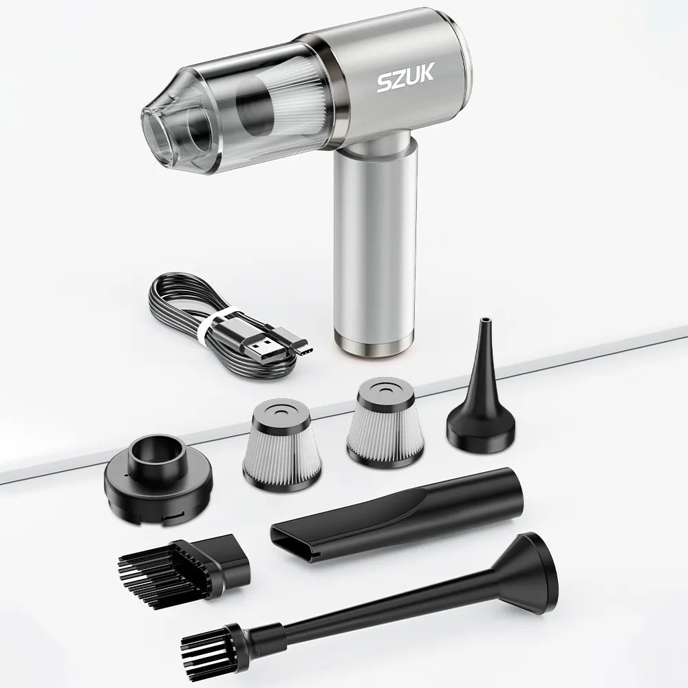 Portable Wireless Car Vacuum with Strong Suction