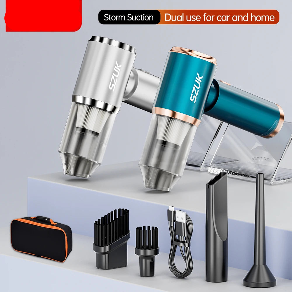 Portable Wireless Car Vacuum with Strong Suction