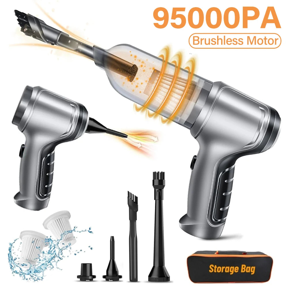 Portable Wireless High Power 2 in 1 Vacuum Cleaner